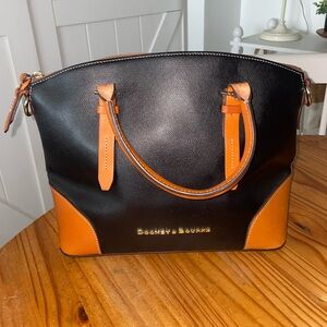 Dooney & Bourke Claremont Domed Satchel In Black NWOT